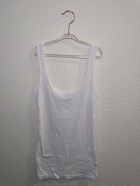 All Things Golden Women’s Versatile White Scoop Neck Tank Top